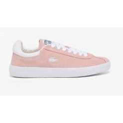 Buty Sportowe Damskie Lacoste Baseshot. Białe buty treningowe Lacoste, bez wzorów, bez zapięcia, tenisowe. Za 413.60 zł.