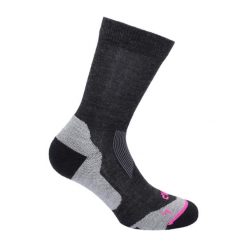 Skarpety merino damskie CMP Trekking Wool Sock. Czarne skarpetki CMP, bez wzorów, z materiału. Za 110.50 zł.