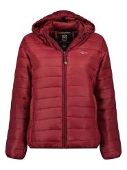 Geographical Norway Kurtka pikowana "Atika" w kolorze bordowym rozmiar: XXL. Czerwone kurtki Geographical Norway, xxl, z aplikacjami, bez kaptura. Za 156.24 zł.