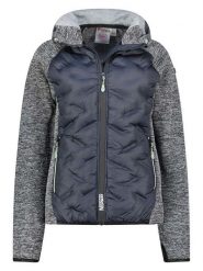 Geographical Norway Kurtka polarowa "Tagada" w kolorze niebiesko-szarym rozmiar: M. Niebieskie kurtki Geographical Norway, m, z aplikacjami, z materiału, bez kaptura. Za 133.89 zł.