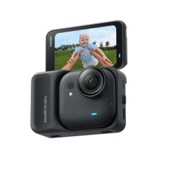 Insta360 GO Ultra Standard Bundle (Midnight Black) - kamera sportowa 53g. Czarne zegarki sportowe Insta360. Za 2,222.99 zł.