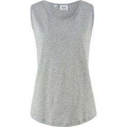Top z przędzy mieszankowej bonprix jasnoszary melanż. Topy marki bonprix. Za 24.99 zł.