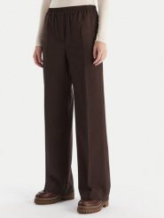 Weekend Max Mara Spodnie materiałowe Petra 2525136032 Brązowy Regular Fit. Brązowe spodnie materiałowe Weekend Max Mara, bez wzorów, z materiału. Za 1,039.00 zł.