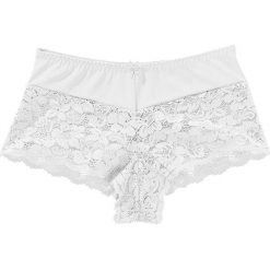 Figi "maxi panty" bonprix biały. Bokserki damskie marki bonprix. Za 34.99 zł.
