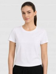 T-SHIRT DAMSKI 4F BAWEŁNIANY SPORTOWY. T-shirty sportowe 4f, uniwersalny, bez wzorów, z bawełny, bez ramiączek, na fitness i siłownię. Za 182.98 zł.