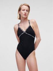 KARL LAGERFELD Body 225W2116 Czarny. Czarne body i gorsety KARL LAGERFELD, bez wzorów, z lyocellu, bez ramiączek. Za 229.99 zł.