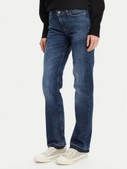 Guess Jeansy W5YA0R D5QP4 Niebieski Regular Fit. Niebieskie jeansy Guess, z aplikacjami, z bawełny. Za 369.99 zł.