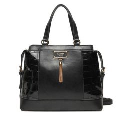 Torebka Monnari. Czarne torebki klasyczne Monnari, bez wzorów, klasyczne, bez dodatków. Za 139.99 zł.