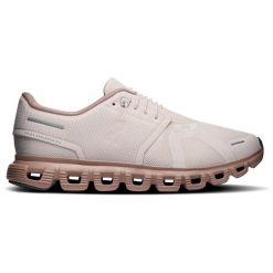 Buty do biegania damskie On Cloud 6. Czerwone buty do biegania On, bez wzorów, z materiału, bez zapięcia, do biegania. Za 998.00 zł.