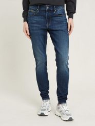 G-Star Dżinsy - Skinny fit - w kolorze granatowym rozmiar: W32/L30. Niebieskie jeansy G-Star, l, z aplikacjami, ze skóry, klasyczne. Za 255.06 zł.
