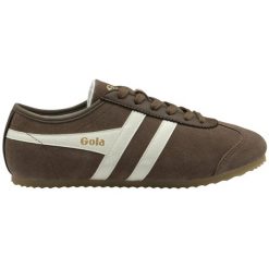 Damskie zamszowe buty sportowe Gola Cleora. Białe buty treningowe Gola, bez wzorów, z zamszu, bez zapięcia. Za 490.90 zł.