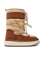 Guess Śniegowce Undela2 FLFUN2 FUR11 Beżowy. Brązowe śniegowce Guess, z aplikacjami, z materiału, bez zapięcia. Za 879.99 zł.