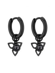 Tamaris Kolczyki-kreole rozmiar: onesize. Czarne kolczyki Tamaris, ze stali. Za 144.24 zł.