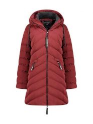 Geographical Norway Parka "Clarisal" w kolorze bordowym rozmiar: XL. Czerwone płaszcze Geographical Norway, xl, bez wzorów, bez kaptura. Za 321.39 zł.