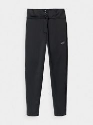 4F Spodnie narciarskie softshellowe membrana 5000 damskie - czarne XL. Czarne spodnie narciarskie 4f, bez wzorów, z dzianiny, narciarskie, windstopper. Za 399.99 zł.