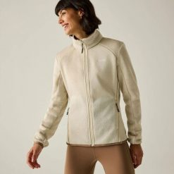 Bluza Polarowa Damska Pełen Suwak Newhill. Brązowe bluzy z kapturem Regatta, na zimę, xl, bez wzorów, z dzianiny, bez kaptura. Za 197.99 zł.