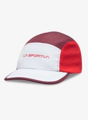 Czapka z daszkiem do biegania La Sportiva Skyline Cap. Białe czapki z daszkiem La Sportiva, bez wzorów, z materiału. Za 164.99 zł.