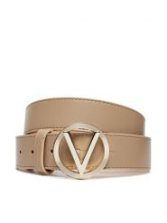 Valentino Pasek Damski Hampton VCS7VQ03NAP Beżowy. Brązowe paski Valentino, bez wzorów, ze skóry. Za 159.99 zł.