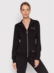 EA7 Emporio Armani Bluza 8NTM43 TJ9RZ 1200 Czarny Regular Fit. Czarne bluzy EA7 Emporio Armani, xs, bez wzorów, z syntetyku, bez kaptura. Za 309.99 zł.