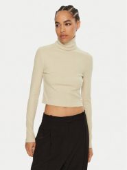Calvin Klein Jeans Golf J20J224196 Zielony Regular Fit. Zielone swetry Calvin Klein Jeans, xxl, bez wzorów, z bawełny, bez ramiączek. Za 139.99 zł.