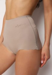 Ciemnoszara Bielizna Modelująca Figi Ozdobione Napisem Namsiliah. Szara bielizna modelująca Born2be, bez wzorów, z podwyższonym stanem. W wyprzedaży za 29.74 zł.