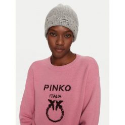 Czapka PINKO. Szare czapki zimowe Pinko, bez wzorów. Za 599.99 zł.