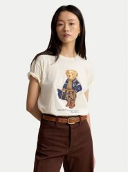 Polo Ralph Lauren T-Shirt 211B17774001 Biały Regular Fit. Białe t-shirty Polo Ralph Lauren, xl, bez wzorów, z bawełny, bez kołnierzyka, bez ramiączek. Za 719.99 zł.