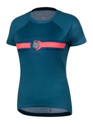 Protective Koszulka kolarska "Furiosa" w kolorze morskim rozmiar: 40. Zielone t-shirty sportowe Protective, bez wzorów, z materiału, bez ramiączek, rowerowe. Za 88.23 zł.