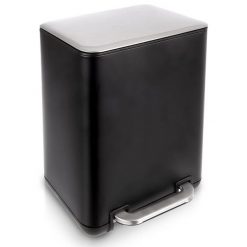 Kosz na śmieci z pedałem stalowy czarny BLACK 20 l. Czarne bluzy Orion, l, bez wzorów, z tworzywa sztucznego, biznesowe, bez ramiączek, bez kaptura. W wyprzedaży za 191.90 zł.