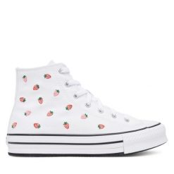 Trampki Converse. Białe trampki Converse, bez wzorów, bez zapięcia. Za 259.99 zł.