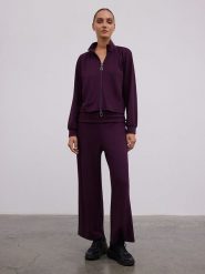 BGN Spodnie w kolorze fioletowym rozmiar: 38. Różowe spodnie materiałowe BGN, bez wzorów, z materiału. Za 109.26 zł.