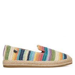 Espadryle Roxy. Niebieskie espadryle Roxy, bez wzorów, bez obcasa. Za 99.99 zł.