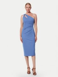 LAUREN RALPH LAUREN Sukienka koktajlowa 253903046004 Niebieski Slim Fit. Niebieskie sukienki Lauren Ralph Lauren, bez wzorów, z syntetyku, wizytowe, bez kołnierzyka, bez ramiączek. Za 619.99 zł.