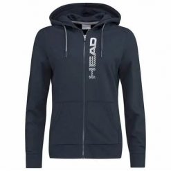 Bluza z kapturem damska Club Greta. Niebieskie bluzy z kapturem Head, xl, bez wzorów, z bawełny, z kapturem, tenisowe. Za 345.00 zł.