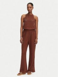 Roxy Kombinezon Luna Feeling ERJX603497 Brązowy ciemny Regular Fit. Brązowe kombinezony Roxy, m, bez wzorów, z bawełny, bez kołnierzyka, bez ramiączek. Za 299.99 zł.