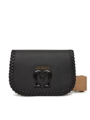LOVE MOSCHINO Torebka JC4125PP1MLJ0000 Czarny. Czarne listonoszki Love Moschino, bez wzorów, ze skóry, bez dodatków. Za 749.99 zł.
