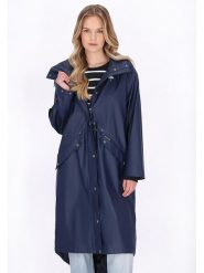 Schmuddelwedda Płaszcz przeciwdeszczowy w kolorze granatowym rozmiar: XL. Niebieskie kurtki przeciwdeszczowe Schmuddelwedda, xl, bez wzorów, bez kaptura, outdoorowe. Za 217.99 zł.