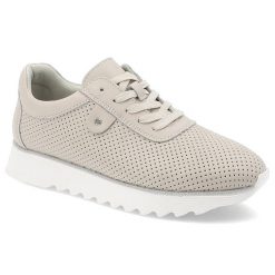 Beżowe Sneakersy S.Barski Płaskie Obuwie Damskie. Brązowe buty treningowe S.BARSKI, bez wzorów, ze skóry, bez zapięcia. Za 209.00 zł.