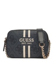 Guess Torebka HWOS96 72140 Granatowy. Niebieskie kopertówki Guess, z aplikacjami, ze skóry, wizytowe, bez dodatków. Za 549.99 zł.