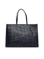 Tommy Hilfiger Torebka Th City AW0AW17501 Granatowy. Niebieskie torebki klasyczne Tommy Hilfiger, bez wzorów, ze skóry, bez dodatków. Za 519.99 zł.