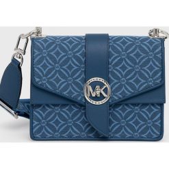 MICHAEL Michael Kors torebka kolor granatowy. Niebieskie listonoszki MICHAEL Michael Kors, bez wzorów, na ramię, bez dodatków. Za 1,369.90 zł.