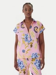 LOLA CASADEMUNT Bluza LS2615063 Różowy Regular Fit. Czerwone bluzy LOLA CASADEMUNT, xs, bez wzorów, z syntetyku, bez ramiączek, bez kaptura. Za 417.99 zł.