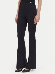 Liu Jo Spodnie materiałowe WF6264 J3976 Granatowy Flare Fit. Niebieskie spodnie materiałowe Liu Jo, bez wzorów, z materiału. Za 689.99 zł.