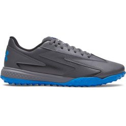 Buty piłkarskie Under Armour Shadow Turf 3. Szare buty treningowe Under Armour, bez wzorów, z gumy, bez zapięcia, do piłki nożnej. Za 342.95 zł.