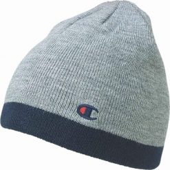 Czapka zimowa Champion Reversible. Szare czapki zimowe Champion, bez wzorów, z materiału, klasyczne. Za 71.99 zł.