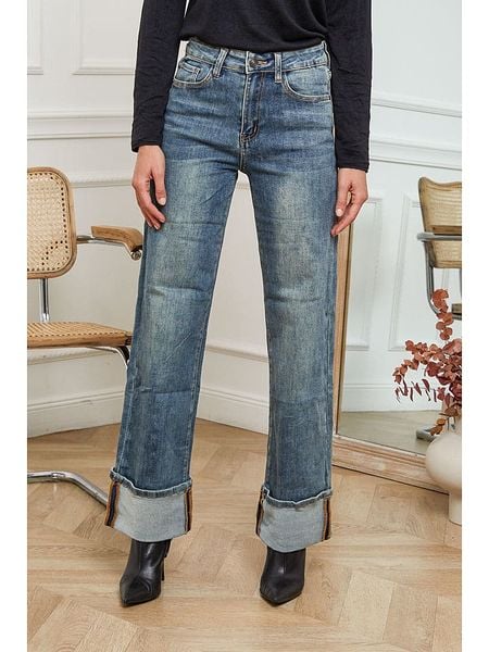 Joséfine Dżinsy "Djunia" w kolorze niebieskim rozmiar: 38. Niebieskie jeansy Joséfine, bez wzorów, klasyczne. Za 174.43 zł.