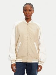 Tommy Jeans Kurtka bomber Souvenir DW0DW21432 Beżowy. Brązowe kurtki Tommy Jeans, s, bez wzorów, z jeansu, bez kaptura. Za 489.99 zł.