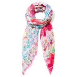 Desigual Damski Szal Foul Geisha, Wielobarwny. Szaliki i kominy marki Desigual. Za 149.00 zł.