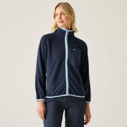 Polar turystyczny damski Lilana rozsuwany. Niebieskie bluzy z polaru Regatta, bez wzorów, z polaru, trekkingowe. Za 245.00 zł.