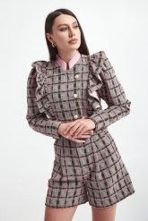 Żakiet tweedowy CUSTOMMADE. Marynarki i żakiety Custommade, xs, bez wzorów, bez ramiączek. W wyprzedaży za 932.27 zł.